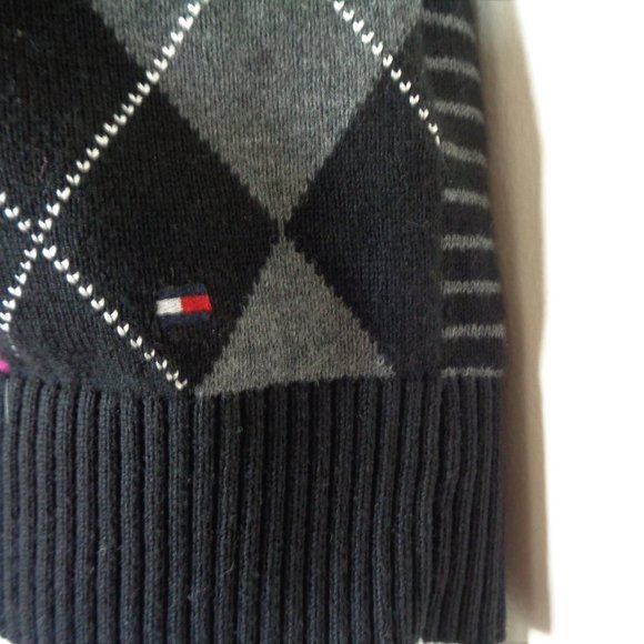 Tommy Hilfiger Argyle Diamond Sweater Vest Medium - Picture 4 of 7